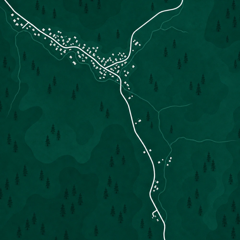 Mapa lokality Chata Pod Lesom
